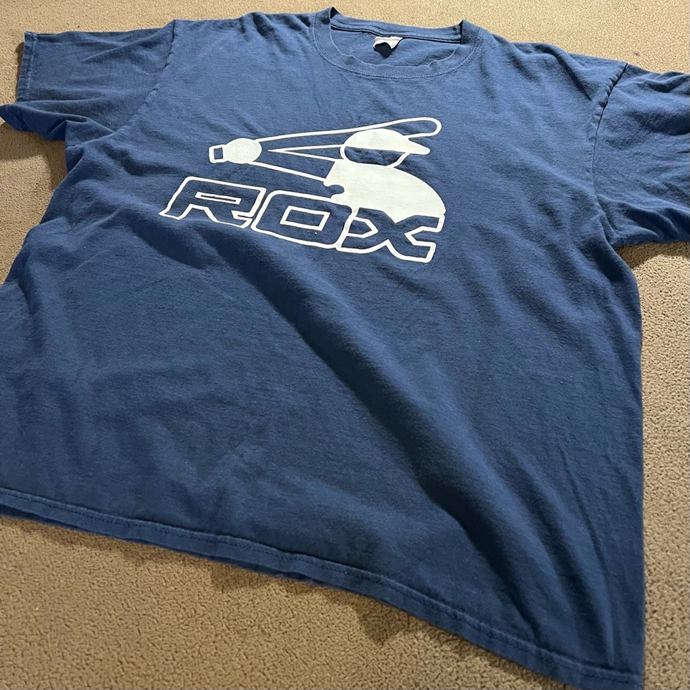 BROCKTON ROX CHICAGO WHITE SOX LOGO MLB MINORS FRONTIER FCBL CAN-AM XL T-SHIRT